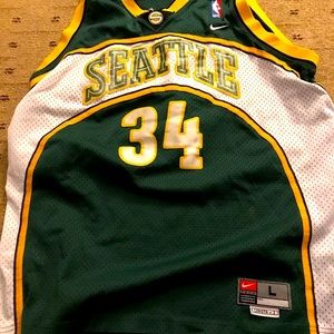 Ray Allen Supersonic Jersey Large +2